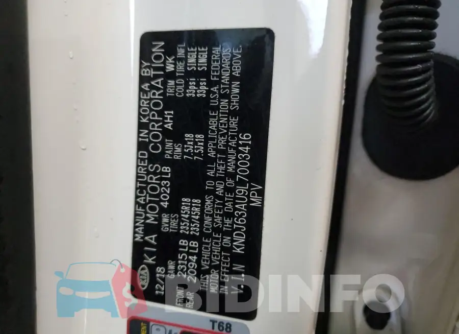 KNDJ63AU9L7003416 Photo# 12