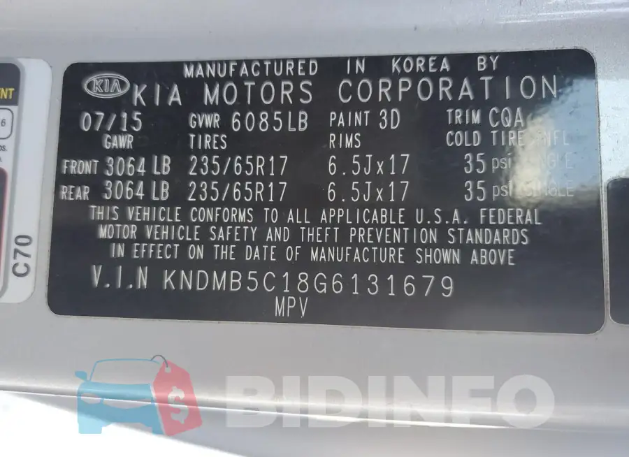 KNDMB5C18G6131679 Photo# 13