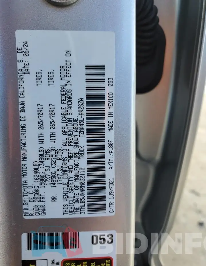 3TMLB5JN4RM032118 Photo# 13