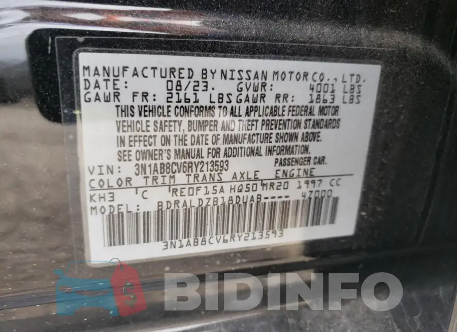 3N1AB8CV6RY213593 Photo# 13