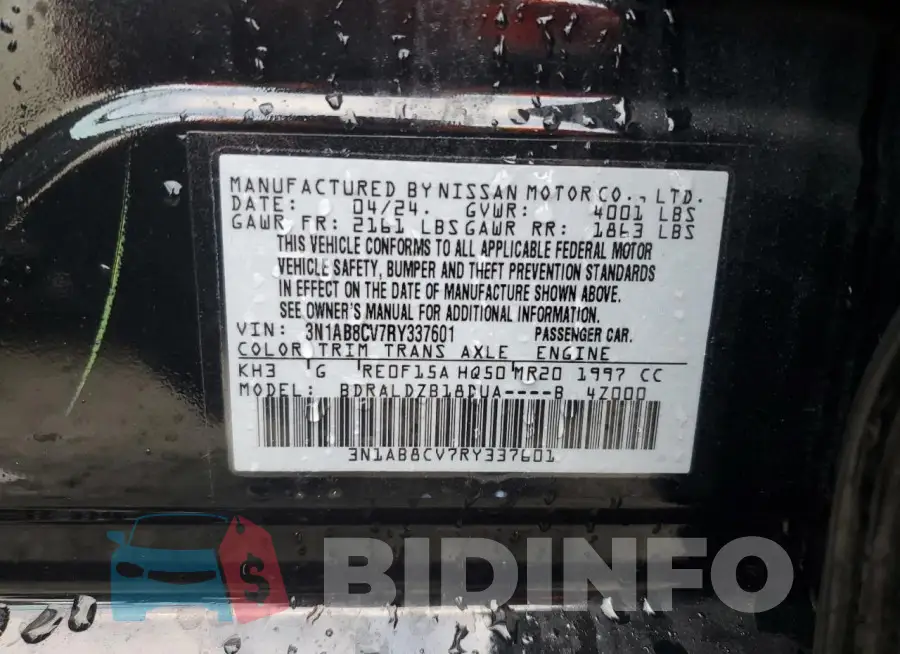 3N1AB8CV7RY337601 Photo# 13