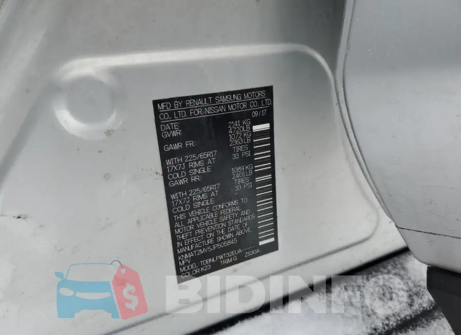 KNMAT2MV5JP505845 Photo# 13