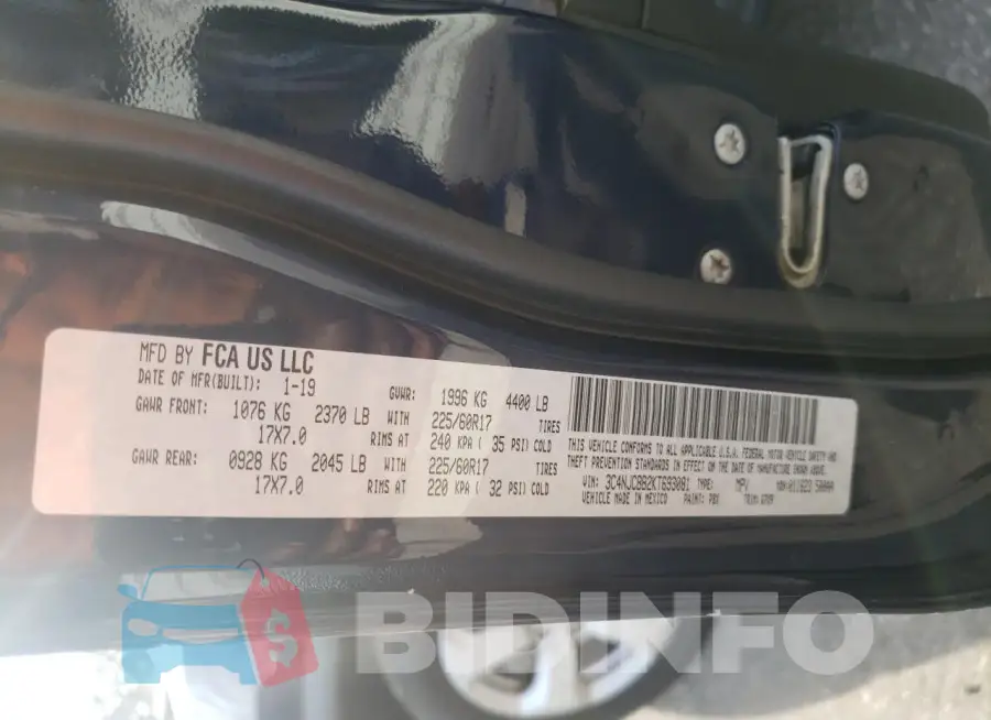 3C4NJCBB2KT693081 Photo# 13