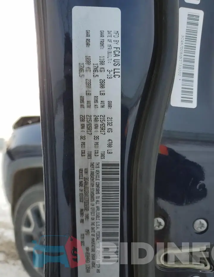 3C4NJDDBXKT733202 Photo# 14