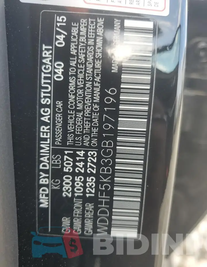 WDDHF5KB3GB197196 Photo# 12