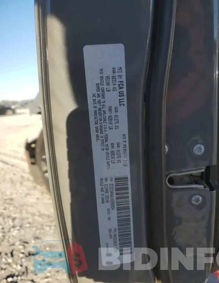2C3CDXHGXJH209954 Photo# 12
