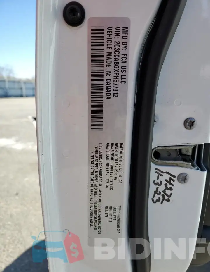 2C3CCABGXPH577312 Photo# 13