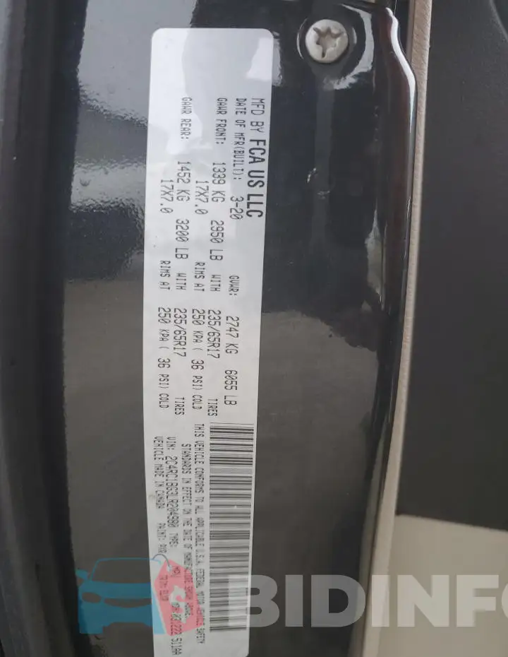 2C4RC1BG3LR204980 Photo# 13