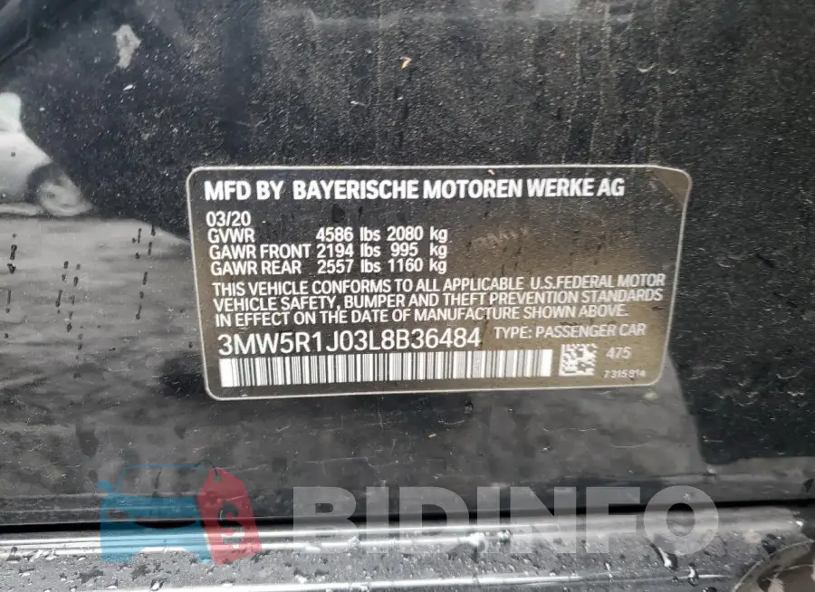 3MW5R1J03L8B36484 Photo# 14