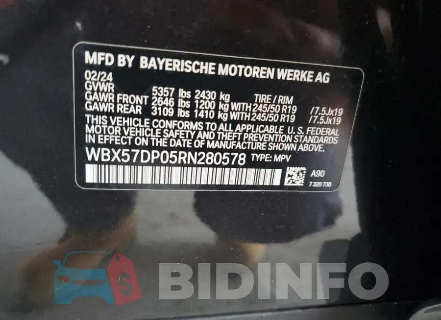 WBX57DP05RN280578 Photo# 13