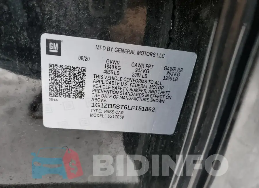 1G1ZB5ST6LF151862 Photo# 12