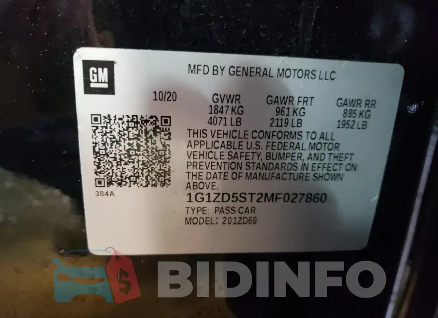 1G1ZD5ST2MF027860 Photo# 12