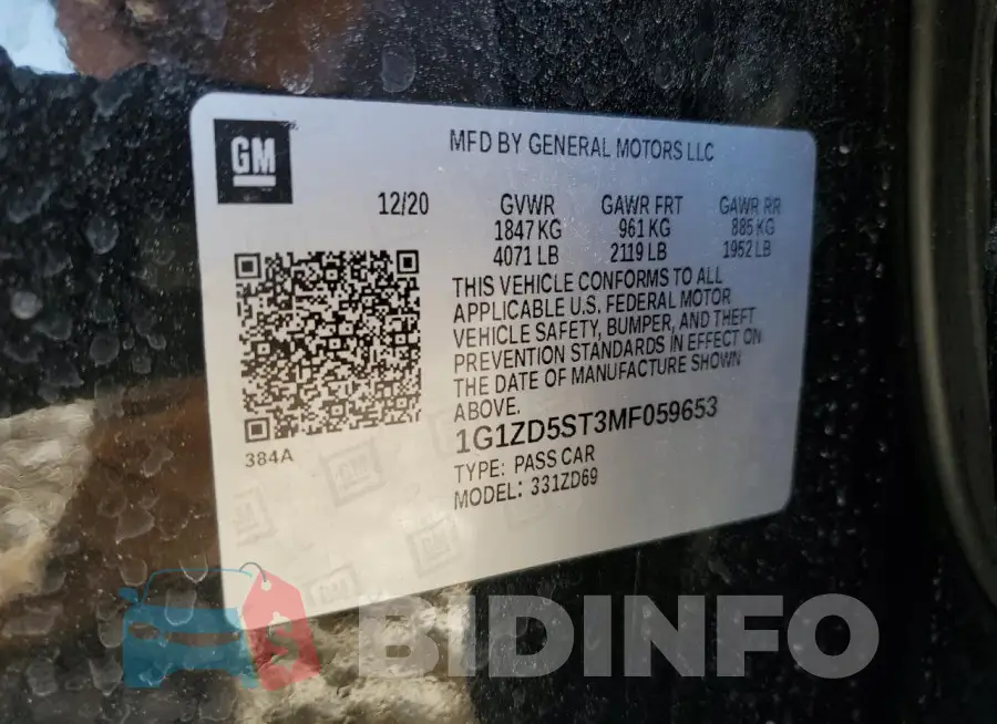 1G1ZD5ST3MF059653 Photo# 12