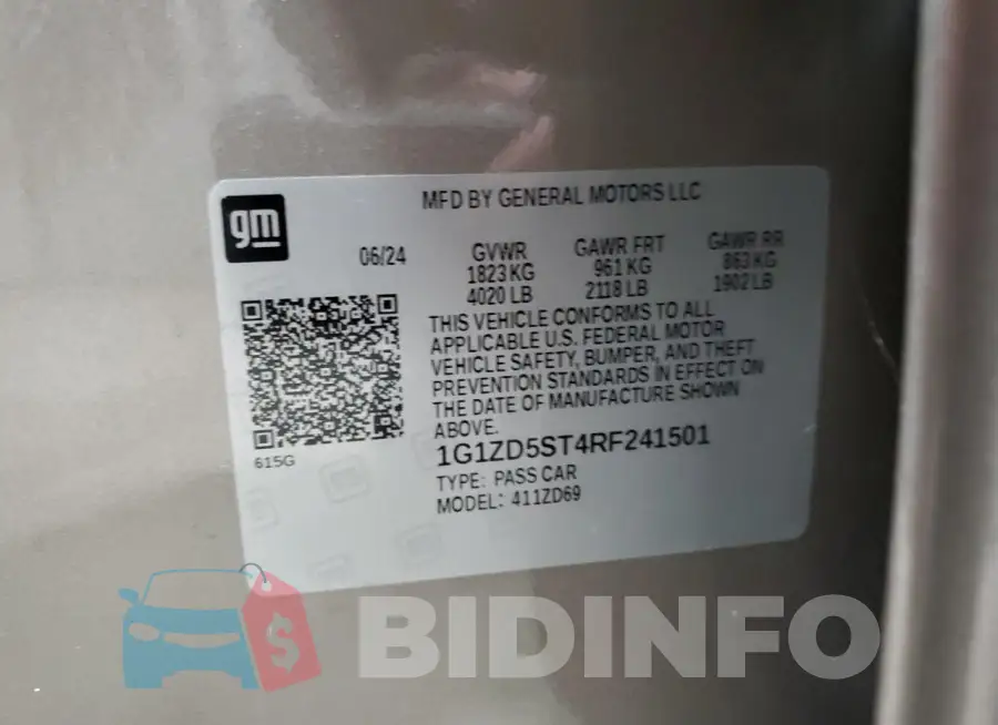 1G1ZD5ST4RF241501 Photo# 13