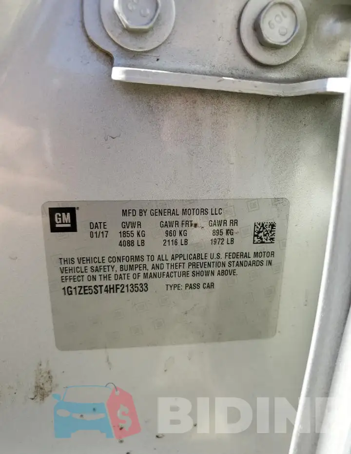 1G1ZE5ST4HF213533 Photo# 12