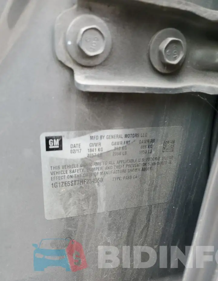1G1ZE5ST7HF234960 Photo# 12
