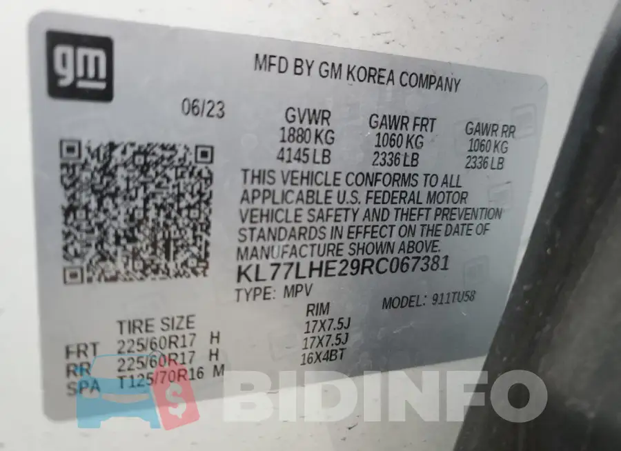 KL77LHE29RC067381 Photo# 13