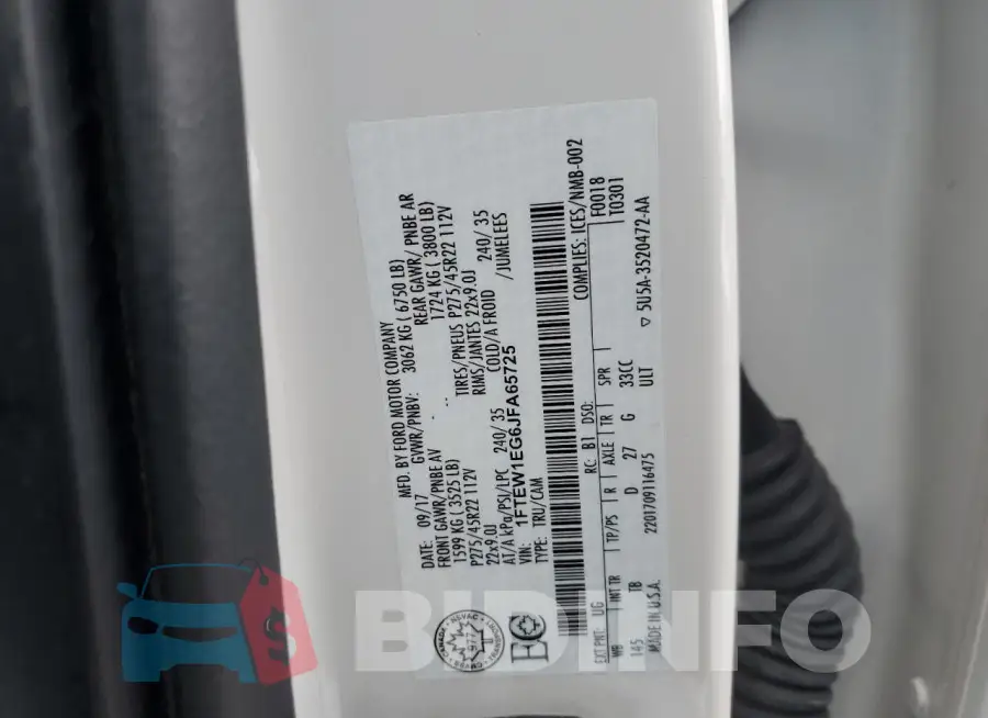 1FTEW1EG6JFA65725 Photo# 12