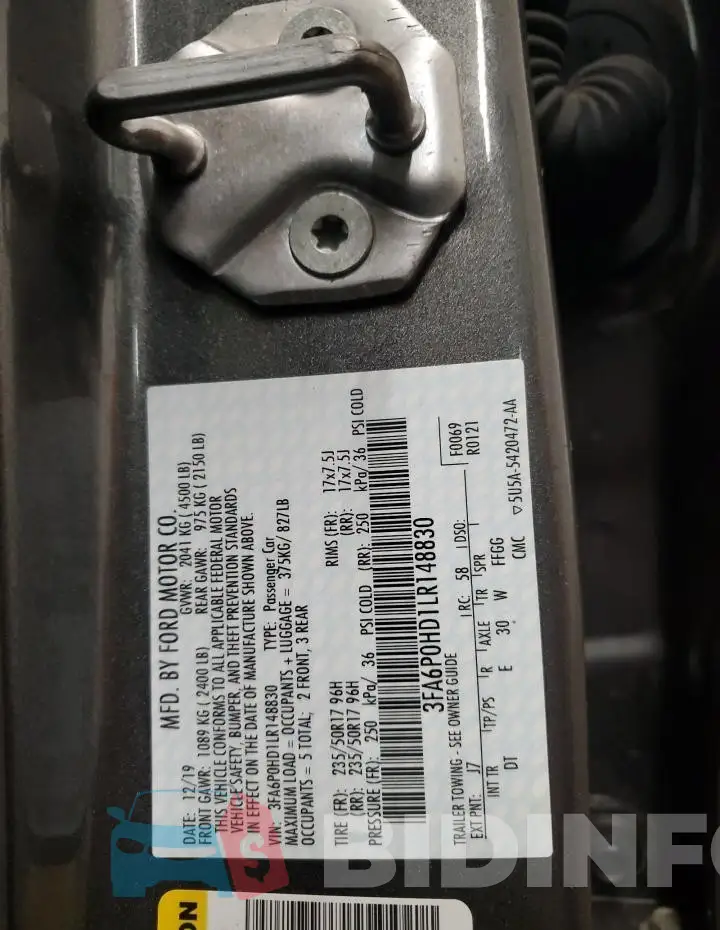 3FA6P0HD1LR148830 Photo# 12