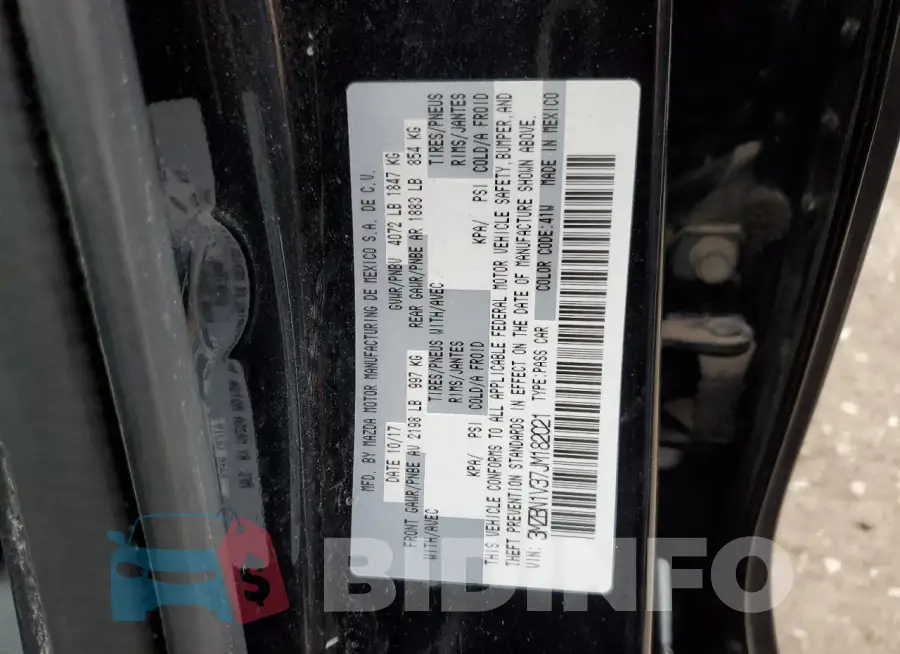 3MZBN1V37JM182021 Photo# 12