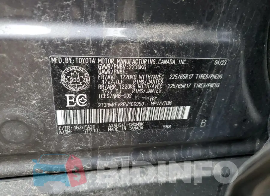 2T3RWRFV8PW166950 Photo# 13