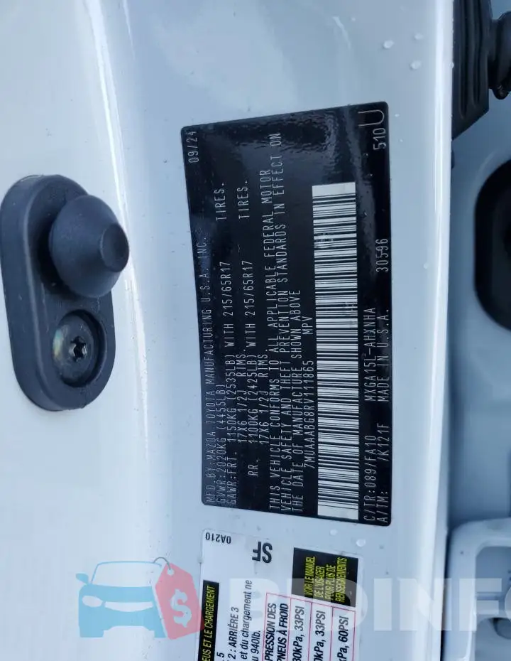 7MUAAABG8RV111865 Photo# 12