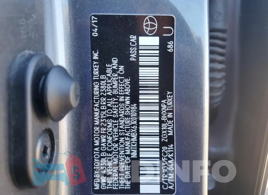 NMTKHMBX6JR010984 Photo# 13