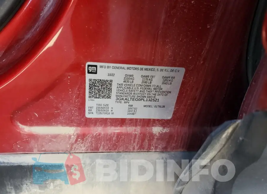 3GKALTEG0PL132521 Photo# 13