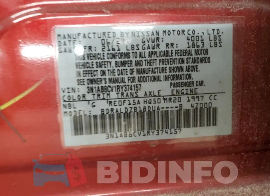 3N1AB8CV1RY374157 Photo# 12