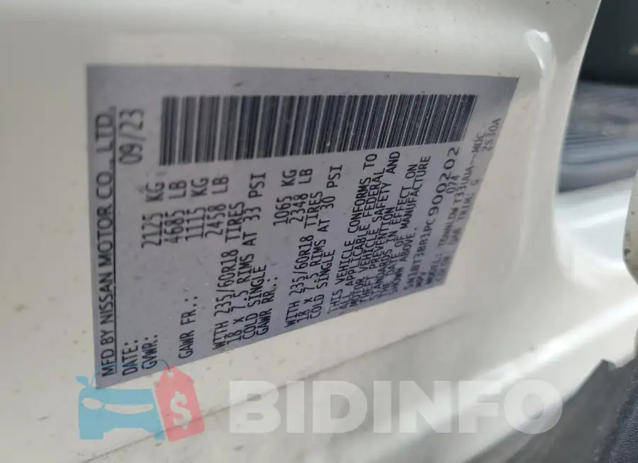 5N1BT3BB1PC900202 Photo# 14