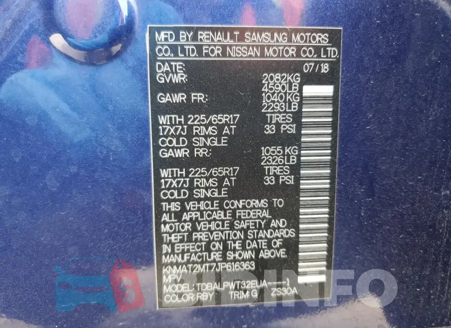 KNMAT2MT7JP616363 Photo# 14