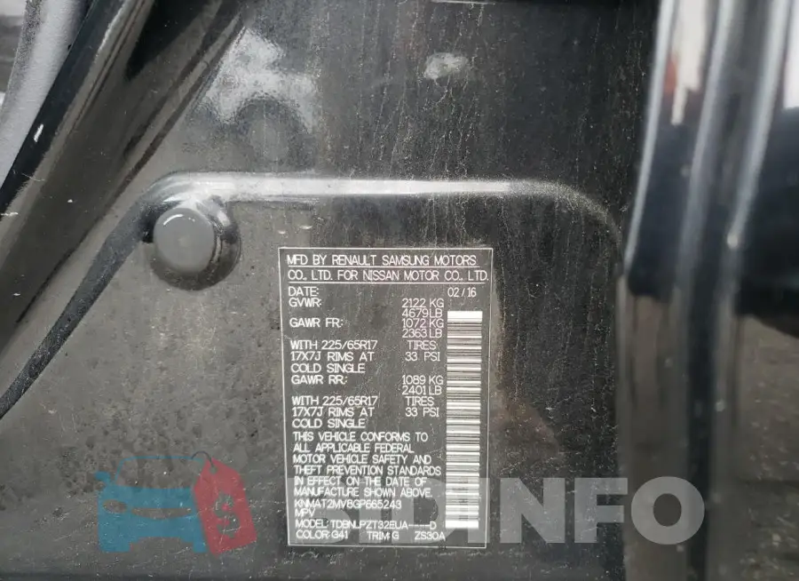KNMAT2MV8GP665243 Photo# 13
