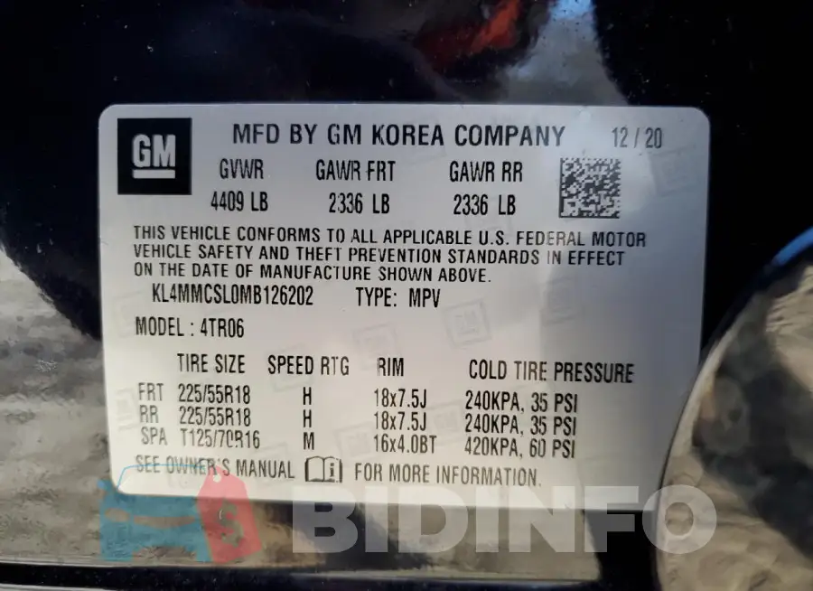 KL4MMCSL0MB126202 Photo# 14