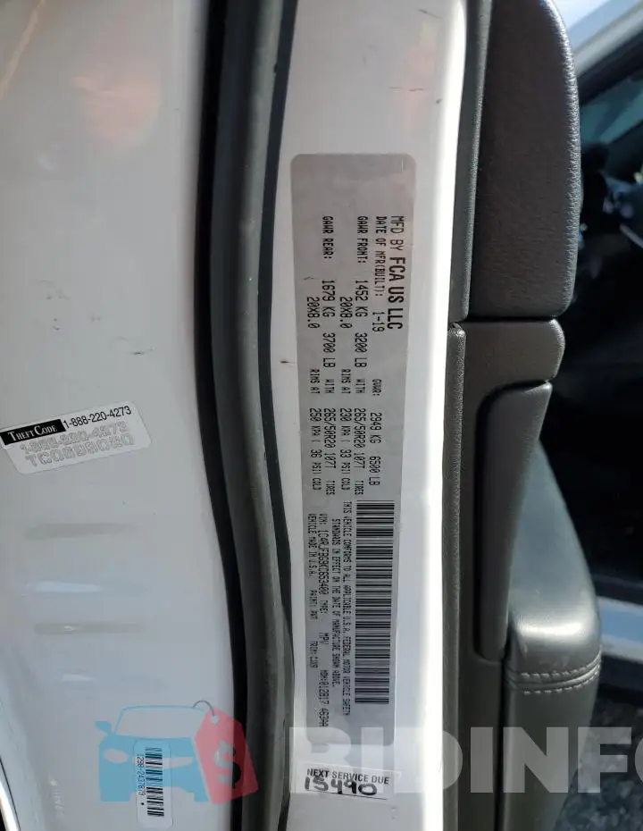 1C4RJFBG9KC653400 Photo# 14
