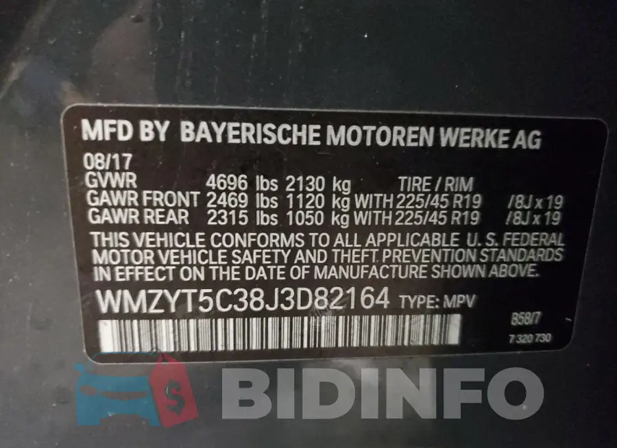 WMZYT5C38J3D82164 Photo# 13