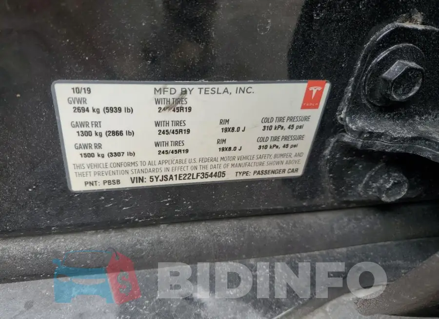 5YJSA1E22LF354405 Photo# 12