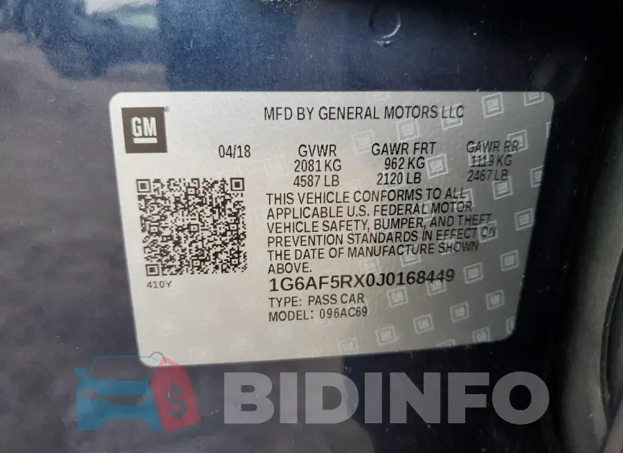 1G6AF5RX0J0168449 Photo# 12