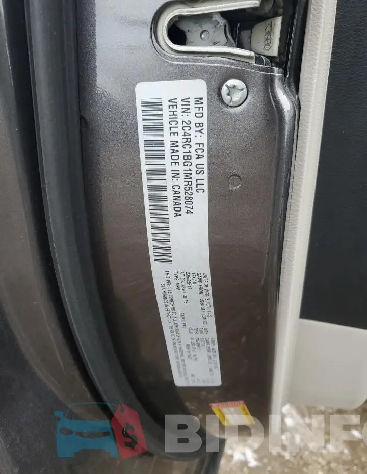 2C4RC1BG1MR528074 Photo# 13