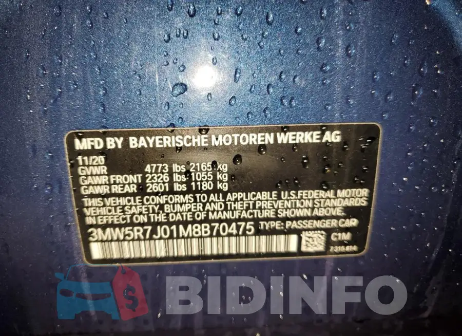 3MW5R7J01M8B70475 Photo# 13