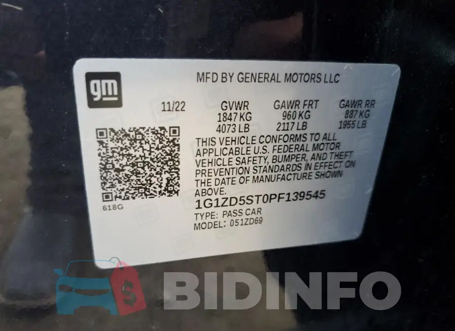 1G1ZD5ST0PF139545 Photo# 13
