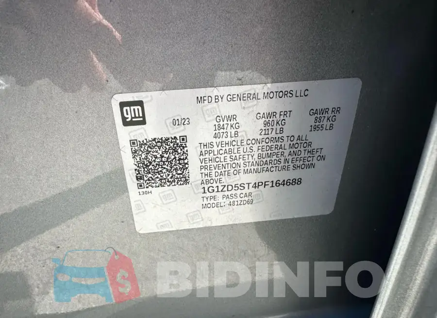 1G1ZD5ST4PF164688 Photo# 10