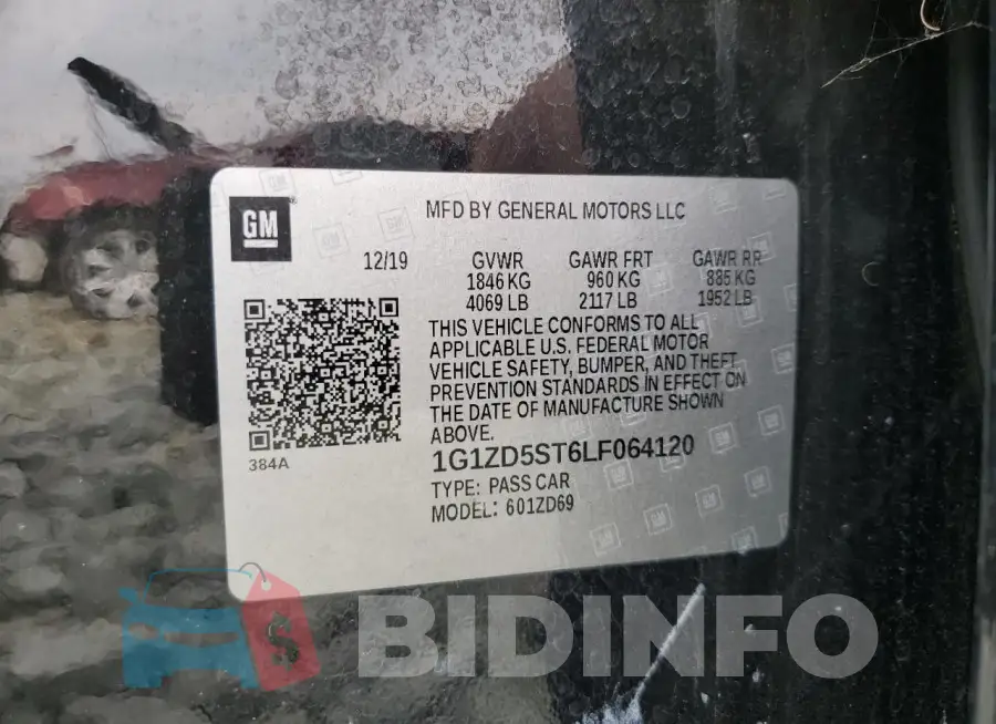 1G1ZD5ST6LF064120 Photo# 12