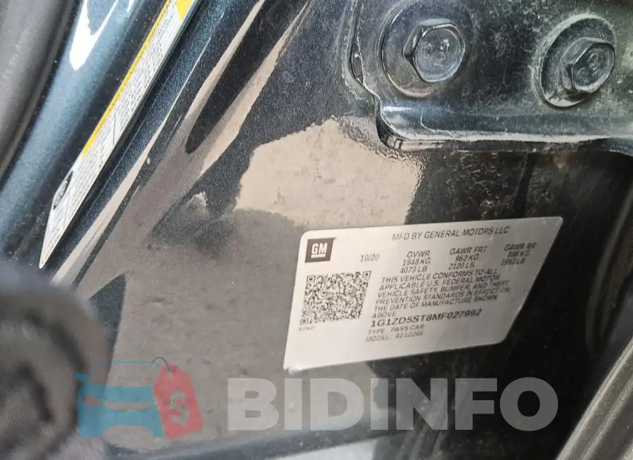1G1ZD5ST8MF027992 Photo# 12