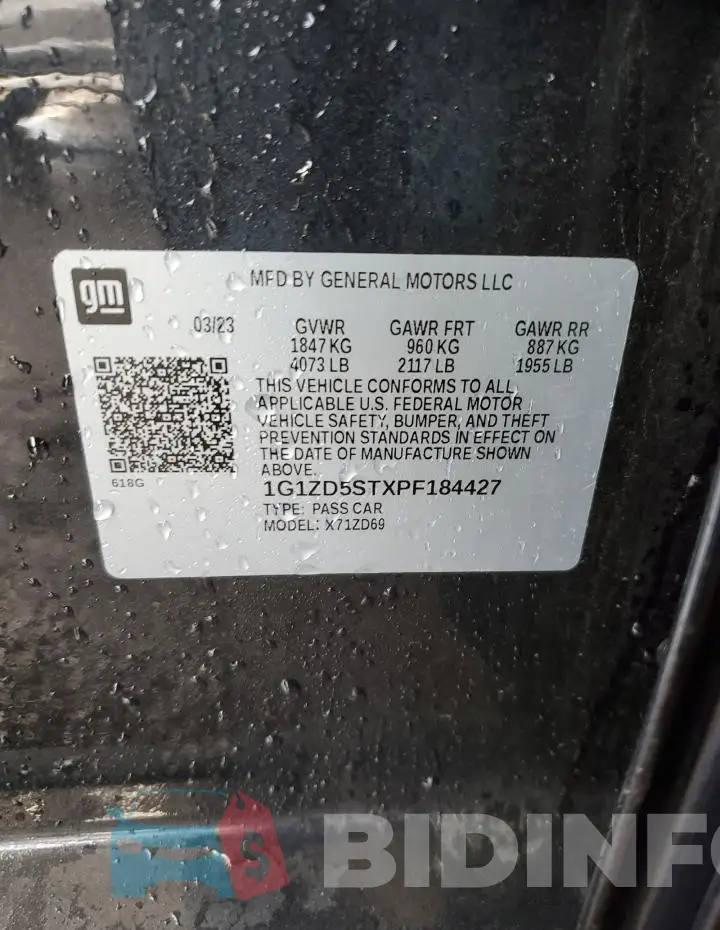 1G1ZD5STXPF184427 Photo# 13