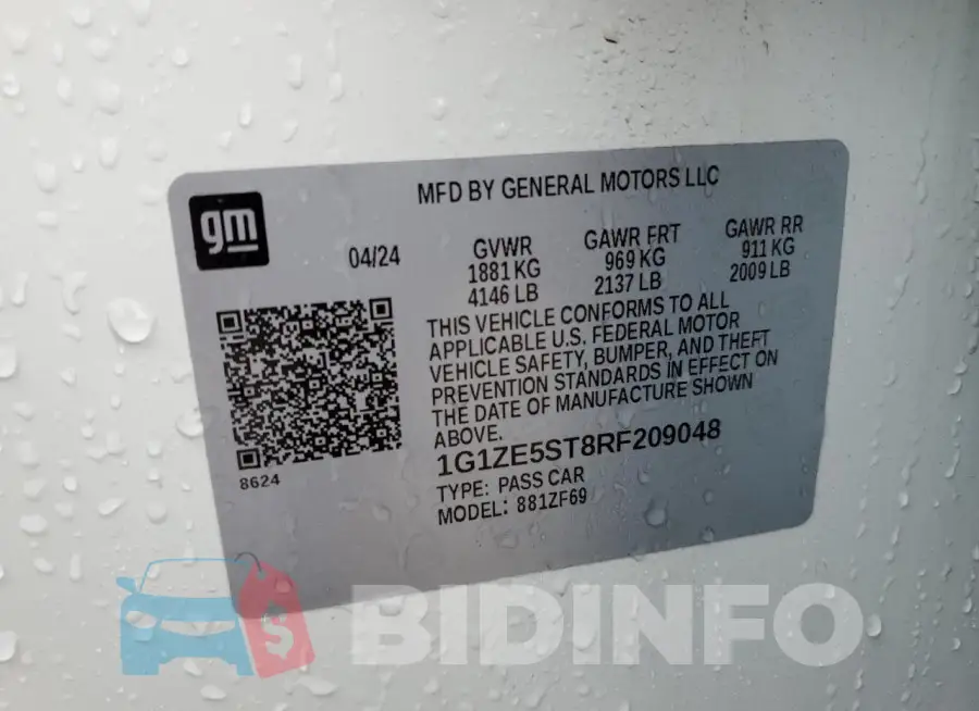 1G1ZE5ST8RF209048 Photo# 12