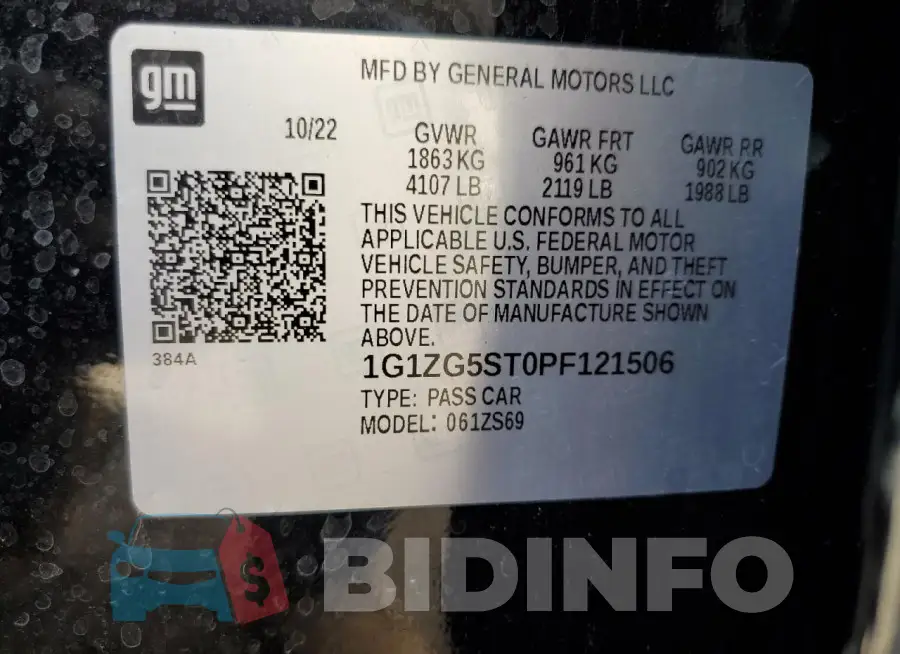 1G1ZG5ST0PF121506 Photo# 13