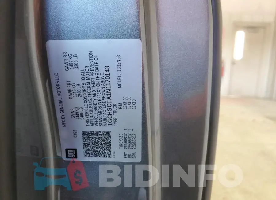 1GCHSCEA1N1170143 Photo# 12