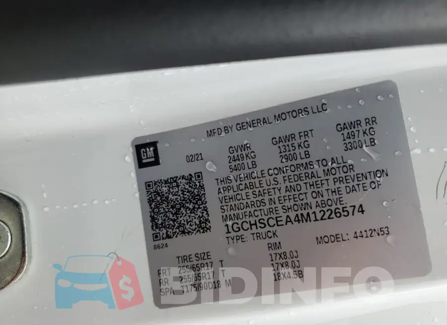 1GCHSCEA4M1226574 Photo# 12