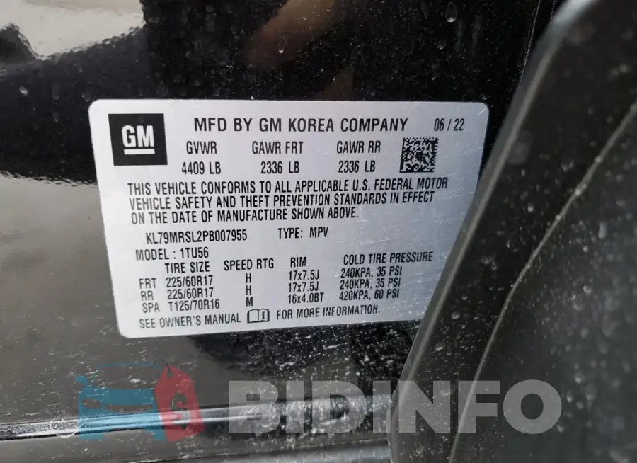KL79MRSL2PB007955 Photo# 13