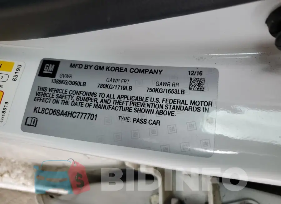 KL8CD6SA4HC777701 Photo# 13
